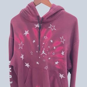 Nike Air Jordan Legacy Carmine 6 Maroon Pullover Hoodie DD5225-010 Size …